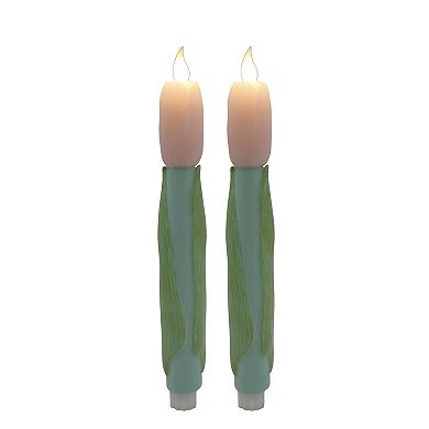 Celebrate Together™ Tulip Shaped LED Taper Candles 2-pc. Set