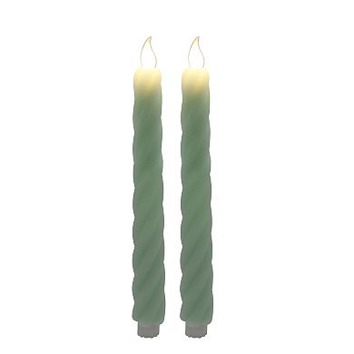 Celebrate Together™ Easter 2-pc. Twisted LED Taper Candles Set