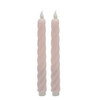 Celebrate Together™ Easter 2 pc Twisted LED Taper Candles Set
