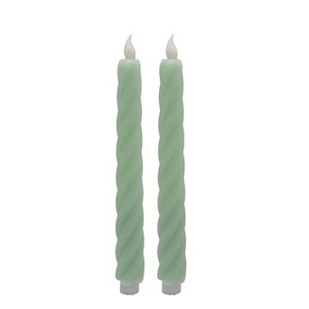 Celebrate Together™ Easter 2 pc Twisted LED Taper Candles Set