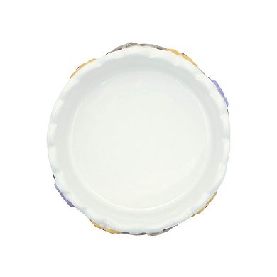 Celebrate Together™ Easter Ceramic Pillar Candle Holder with Bunny & Floral Design