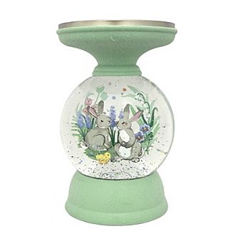 Celebrate Together™ Easter Shimmer Candle Holder with Bunny Scene