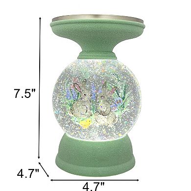 Celebrate Together™ Easter Shimmer Candle Holder with Bunny Scene