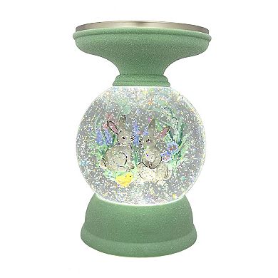 Celebrate Together™ Easter Shimmer Candle Holder with Bunny Scene