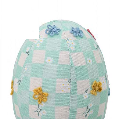 Celebrate Together Easter Floral Fabric Egg Table Decor