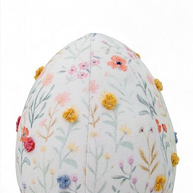 Celebrate Together Easter Floral Fabric Egg Table Decor