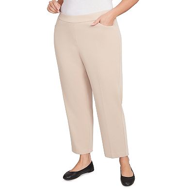 Plus Size Alfred Dunner Fitted Twill Short Length Pants