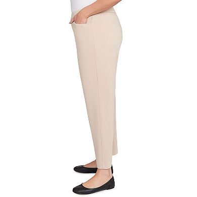 Plus Size Alfred Dunner Fitted Twill Short Length Pants