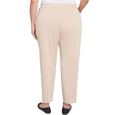 Plus Size Alfred Dunner Fitted Twill Short Length Pants