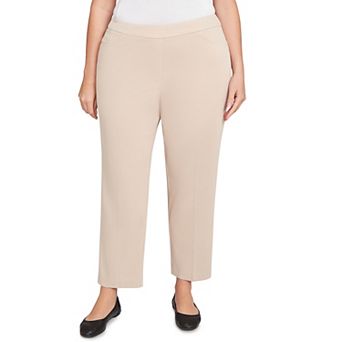 Plus Size Alfred Dunner Fitted Twill Short Length Pants