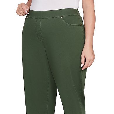 Plus Size Alfred Dunner Allure Front Pocket Short Length Pants