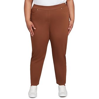 Plus Size Alfred Dunner Allure Front Pocket Short Length Pants