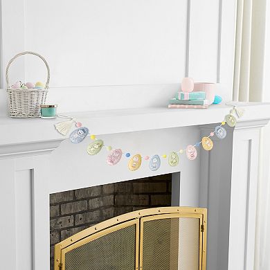 Celebrate Together Peanuts Easter Egg Garland with Character Graphics & Tassels