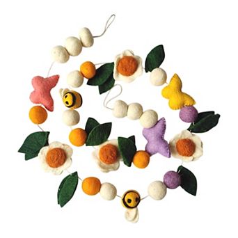 Celebrate Together™ Easter Spring Butterflies & Bees Felt Garland