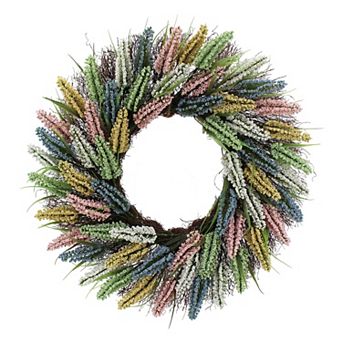 Celebrate Together™ Pastel Tri-Color Artificial Wreath