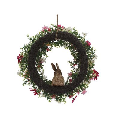Celebrate Together™ Floral Wreath with Bunny