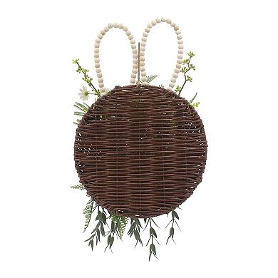 Celebrate Together™ Easter Bunny Ear Floral Artificial Hanging Basket