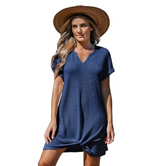 Women's Cupshe Easy Twist Cover-Up Mini Dress