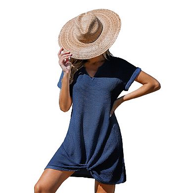 Women's Cupshe Easy Twist Cover-Up Mini Dress