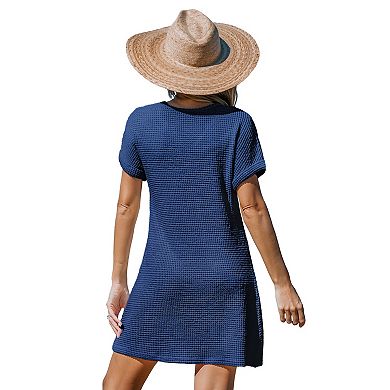 Women's Cupshe Easy Twist Cover-Up Mini Dress