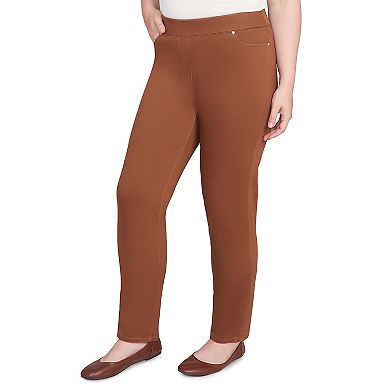 Women's Alfred Dunner Allure Front Pocket Medium Length Pants