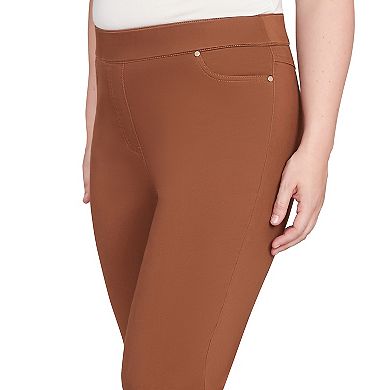 Women's Alfred Dunner Allure Front Pocket Medium Length Pants