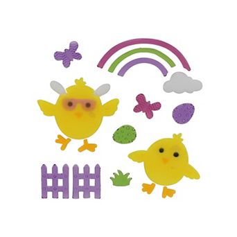 Celebrate Together™ Easter Chick & Rainbow Window Cling