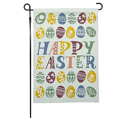 Celebrate Together Easter Happy Easter Eggs Garden Flag