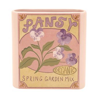 Celebrate Together™ Easter Ceramic Pansy Seeds Vase