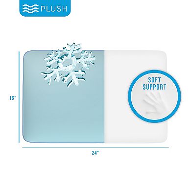 BodiPedic Gusseted Memory Foam Bed Pillow