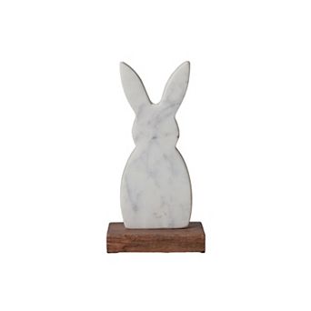 Celebrate Together™ Marble Bunny Sitabout Table Decor