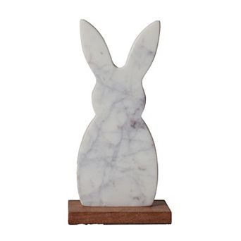 Celebrate Together™ Easter Marble Bunny Sitabout Table Decor