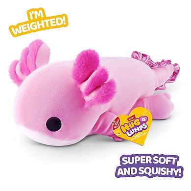 Hug-A-Lumps Love Weighted Plush Axolotl by ZURU
