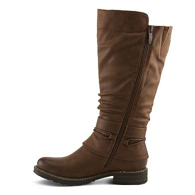 Patrizia Kabuta-Boota Women's Tall Boots With Buckle Detail