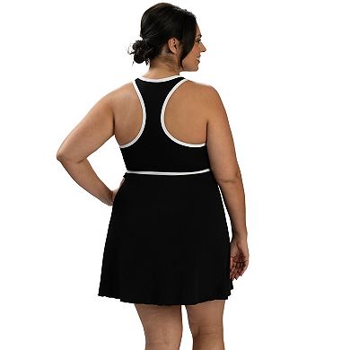 Women's Little Dolfin Aquashape Zip Front Swim Dress