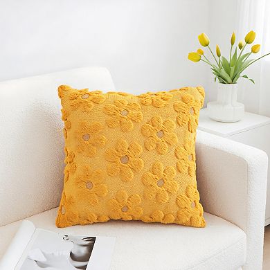 Throw Pillow Covers Set of 2 Flower Farmhouse Soft Throw Pillows for Sofa Holliday Home Decor