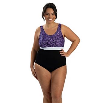 Women's Little Dolfin Aquashape Harmony Moderate Scoop Back One-Piece Swimsuit