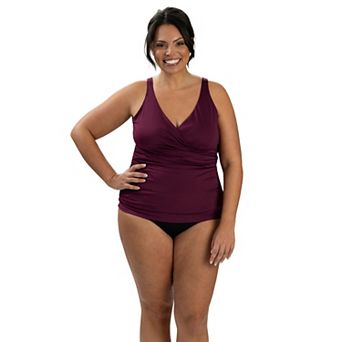 Women's Little Dolfin Wrap Front Swim Top