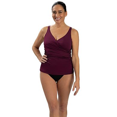 Women's Little Dolfin Wrap Front Swim Top