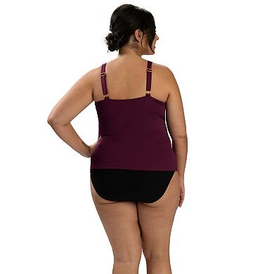 Women's Little Dolfin Wrap Front Swim Top