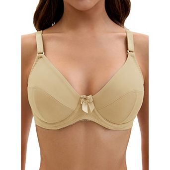 Women's V Neck Adjustable Strap Underwire Push Up Bras