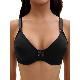 Women's V Neck Adjustable Strap Underwire Push Up Bras