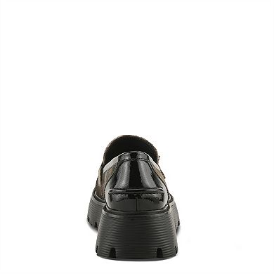 Patrizia Morhua Women's Slip-On Loafers With Buckle Detail