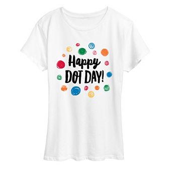 Women's Happy Dot Day Graphic Tee