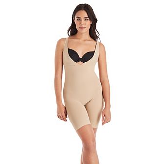 Maidenform Firm Control Shapewear Open Bust Body Shaper with Anti-Static Fabric 2556