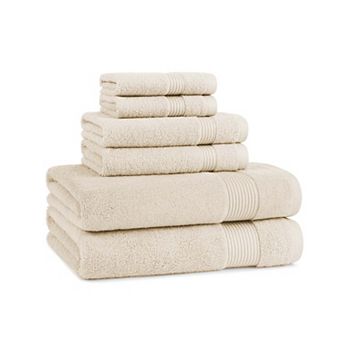 Host & Home 6 pc Cotton Bath Towel Set
