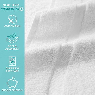 Admiral Washcloth 12x12 White (12/Pack)