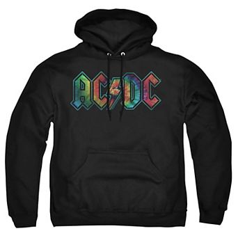 Big & Tall ACDC Tie Dye Logo Graphic Pullover Hoodie