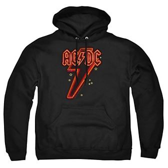 Big & Tall ACDC Neon Bolt Graphic Pullover Hoodie