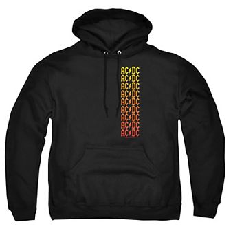 Big & Tall ACDC Repeat Logo Graphic Pullover Hoodie